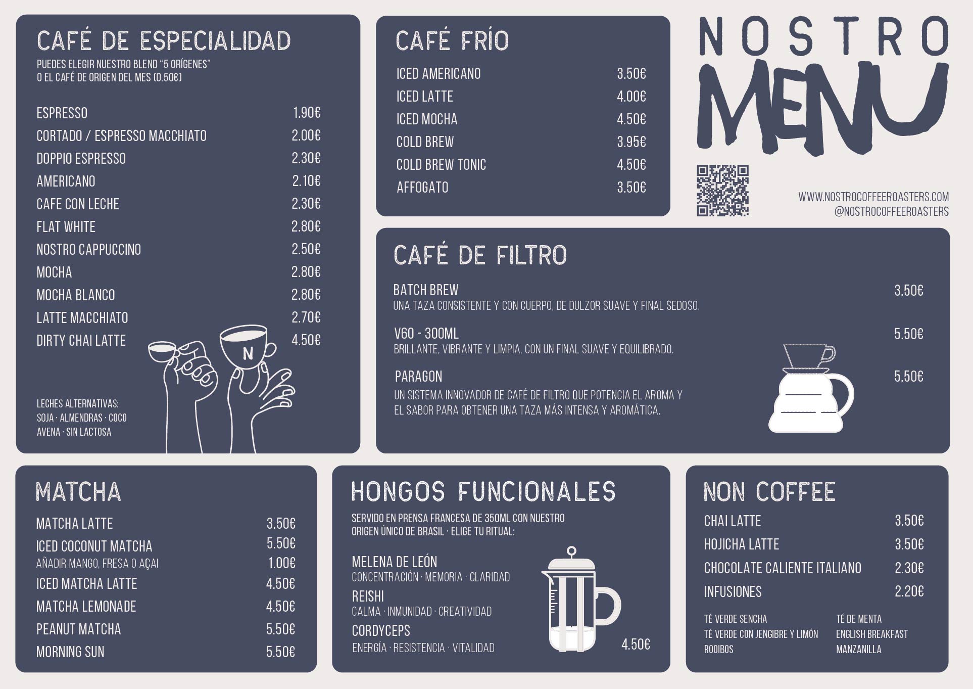 Menú, página 1 de 4