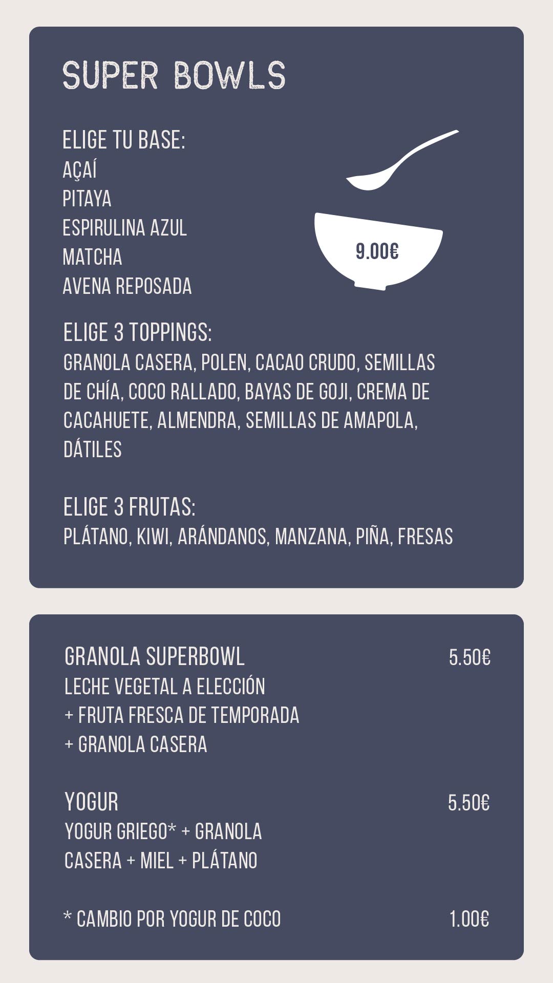 Menú, página 5 de 12